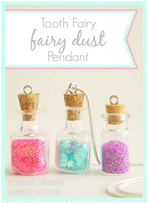 DIY Tooth Fairy "Fairy Dust" Pendants | Make It & Love It