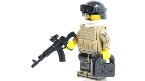 Modern British SAS Commando Custom LEGO Military Minifig ...