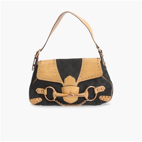 GUCCI Vintage Horsebit Shoulder Bag - A Retro Tale