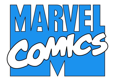 1980s/90s Marvel Comics Logo (blue/white) by ryanthescooterguy on DeviantArt