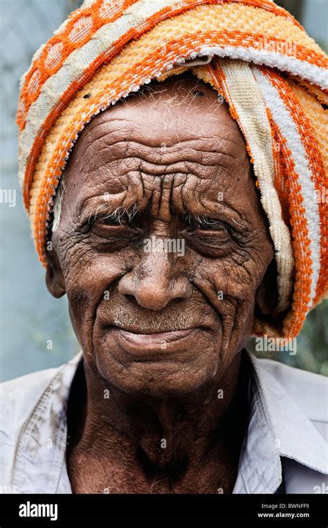 Old Indian Man Face