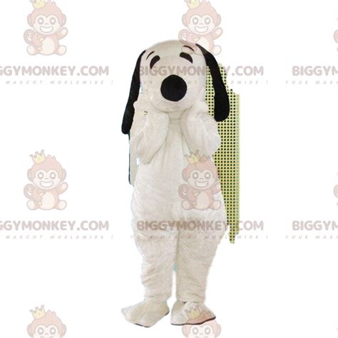 BIGGYMONKEY™ Snoopy Mascot Costume, Famous Comic Dog Costume for ...