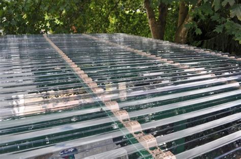 High Light Transmission Clear Corrugated Polycarbonate Sheets For Greenhouse