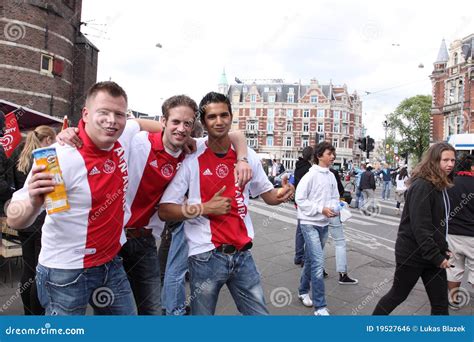 Ajax Amsterdam Football Fans Editorial Photo - Image of city, celebration: 19527646