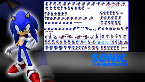 the cool sonic sprites by FirethehedgehogZX on DeviantArt