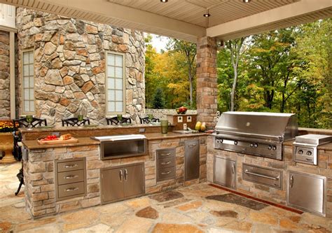 Inspired outdoor griddle in Patio Contemporary with Undercounter Oven ...