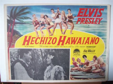 "BLUE HAWAII" MOVIE POSTER - "BLUE HAWAII" MOVIE POSTER