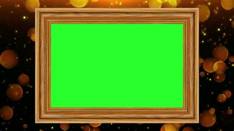 Green screen photo frame Bokeh Particle| green screen frame Motion Background| green screen ...