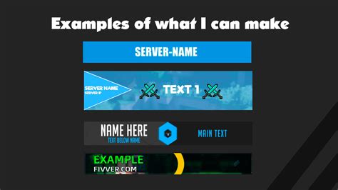 Minecraft Server Banner Template