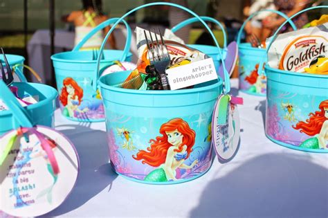 Little Mermaid party favors Viva Fashion | Faveurs de fête de sirène ...