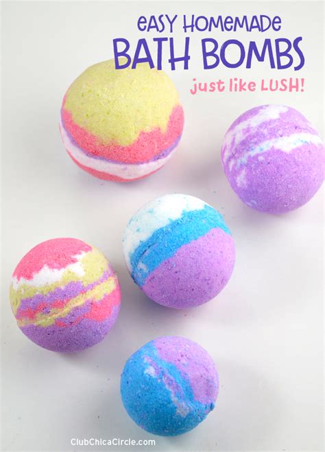 LUSH-inspired Homemade Bath Bombs | Club Chica Circle - where crafty is contagious