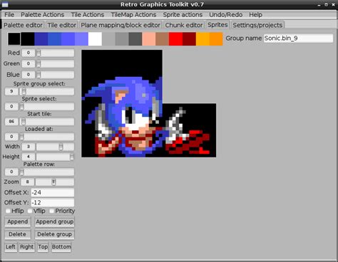 Retro Graphics Toolkit | Sonic Stuff Research Group