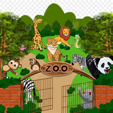 Zoo Animals PNG Transparent, Small Animals In The Zoo, Zoo Clipart, Snake, Zebra PNG Image For ...