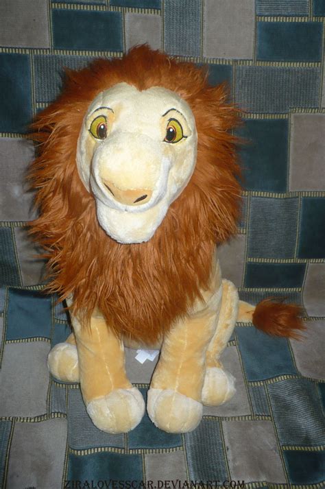 Adult Simba plush 2011 by ZiraLovesScar on DeviantArt