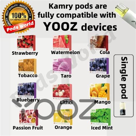 Best YOOZ Pods-Yooz Juice Compatible Pods - KAMRY Vape Pods - Single Pods | Lazada PH