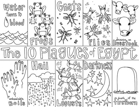 Free Printable 10 Plagues Of Egypt - Printable Form, Templates and Letter