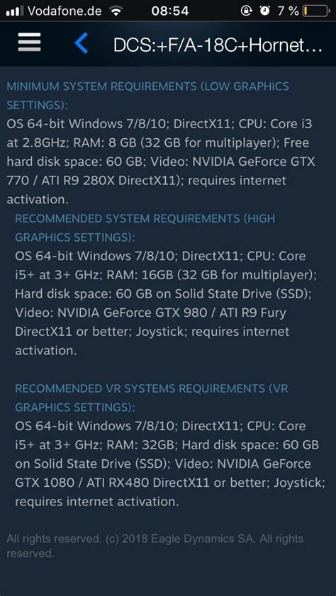 Steam minimum system requirements list 32GB for multiplayer. Is this due to a bug or just the ...