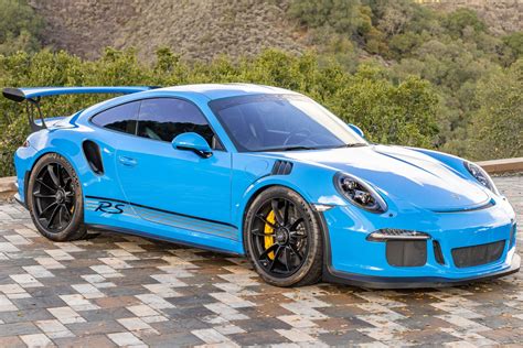 No Reserve: Riviera Blue 2016 Porsche 911 GT3 RS for sale on BaT ...