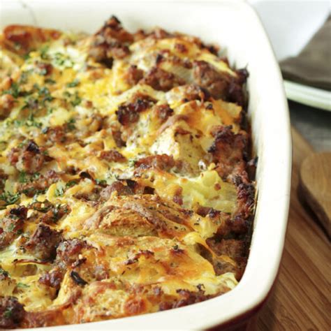 Cheddar Breakfast Casserole - Food Ireland Irish Recipes