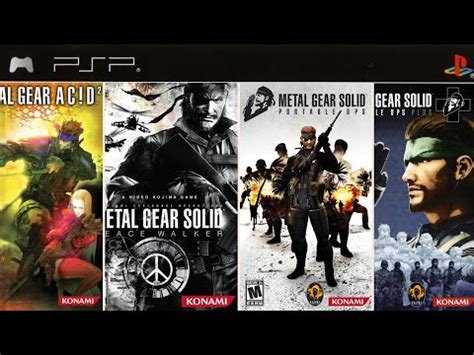 Metal Gear Games for PSP - YouTube