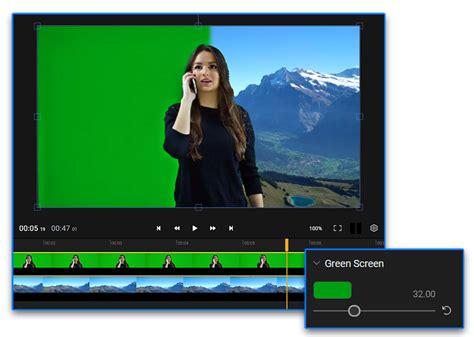 How to make a green screen video online