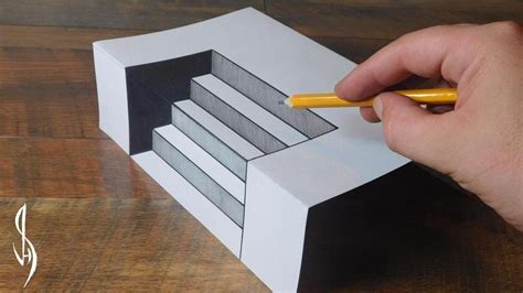 3d Art Drawing Step By Step Sketch - magaret-stone