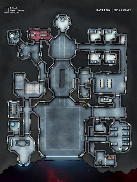 Imperial Asteroid Outpost [33x44][70px/sq][OC] : r/Star_Wars_Maps