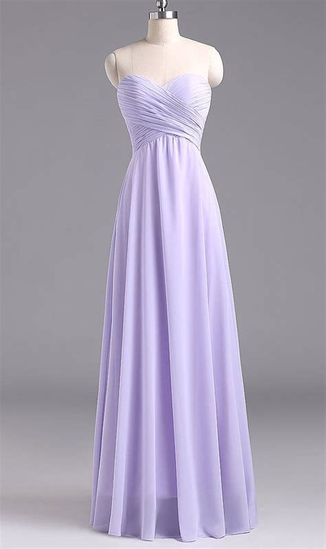 Simple Long Lavender Prom Dress 2016, Lavender Bridesmaid Dresses, Lavender Formal Gown, Evening ...