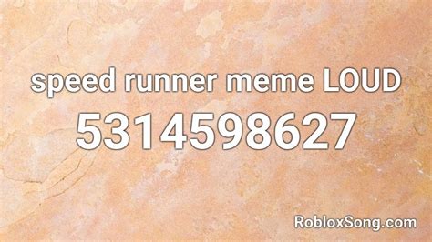 Roblox Loud Meme Id