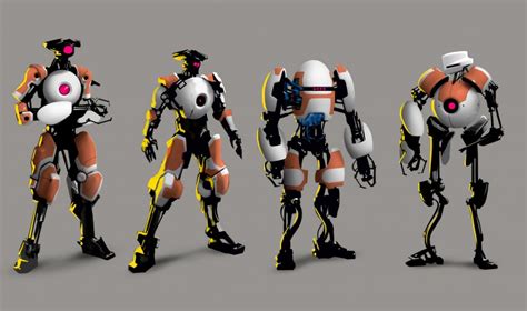 File:P2 Co-op Bot Concept Art 7.png - Portal Wiki