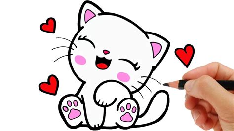 Cute Easy Cute Cat Drawing Images - bmp-bleep