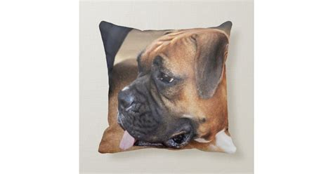 Boxer Dog Throw Pillow | Zazzle.com