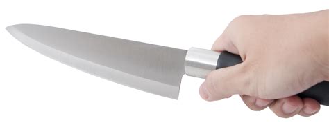 Hand holding knife isolated 11906431 PNG