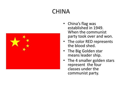 What Do The Stars On Chinese Flag Mean - About Flag Collections