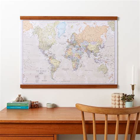 3 Ways a Canvas World Map can make your room extra special | Maps ...