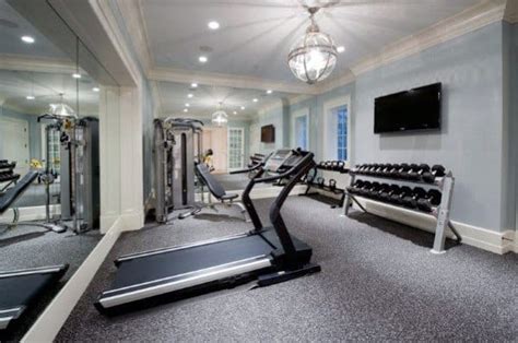 Top 40 Best Home Gym Floor Ideas - Fitness Room Flooring Designs