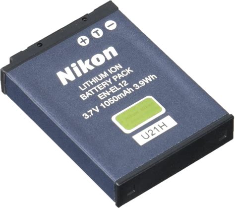 Nikon EN-EL12 Rechargeable Li-ion Battery for Coolpix - fotovision