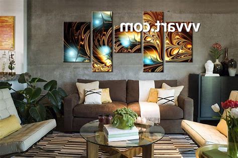 15 Ideas of Abstract Wall Art Living Room