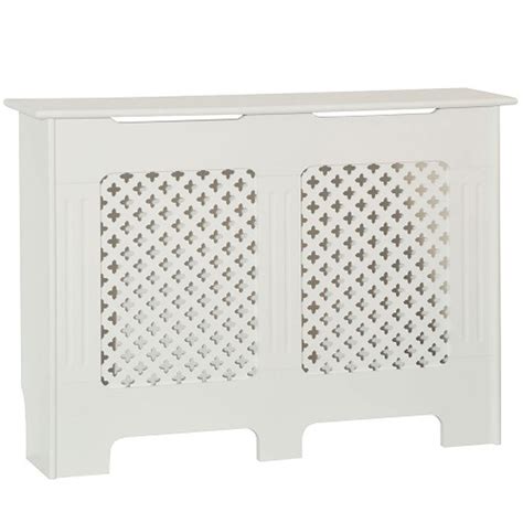 Oxford Medium White Radiator Cover | White Radiator Cover