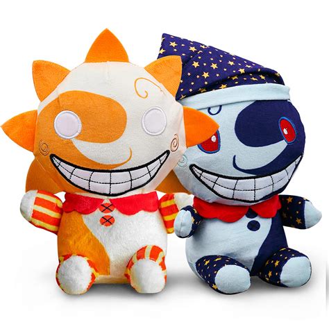 Buy FNAF Sundrop Plushies 2pcs Sun and Moon Plush FNAF 9.84in FNAF Security Breach Sundrop and ...