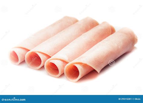 Ham slices stock image. Image of pork, jambon, italian - 29315281