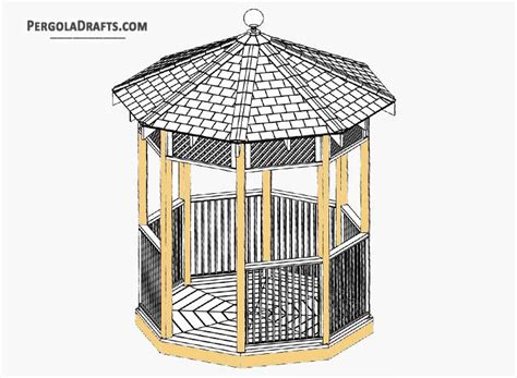 Free Printable Octagon Gazebo Plans