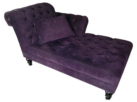 Purple Velvet Chaise Lounge | Chairish