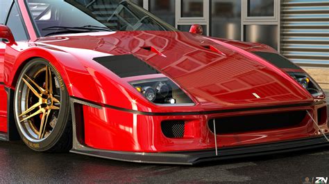 Ferrari F40 - custom kit on Behance