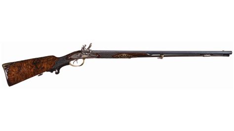 1826 Presentation C. Korber Double Barrel Flintlock Shotgun | Rock ...