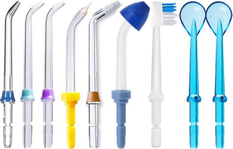 Amazon.com: 9 Pcs Replacement Tips for Waterpik Water Flosser, Oral Irrigator Nozzle Set ...