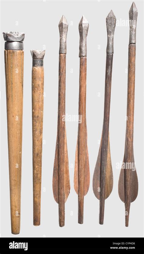 A collection of six crossbow bolts, circa 1600, South German or Stock Photo: 51502900 - Alamy