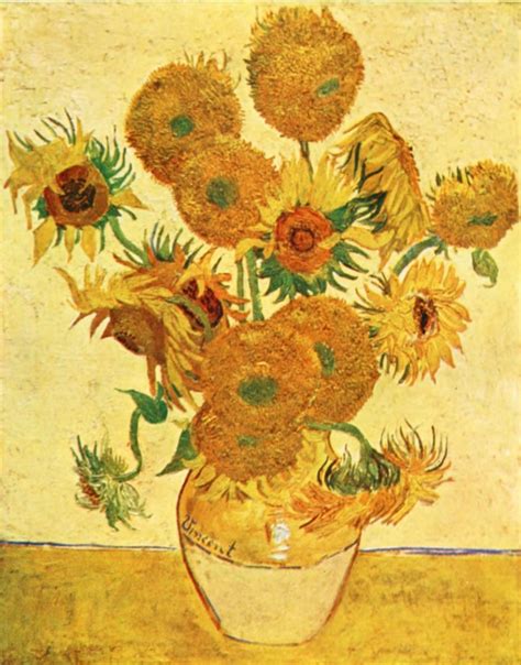 Van Gogh Sunflowers Analysis - Sunflowers, 1888 Painting by Vincent Van Gogh : Van gogh loved ...