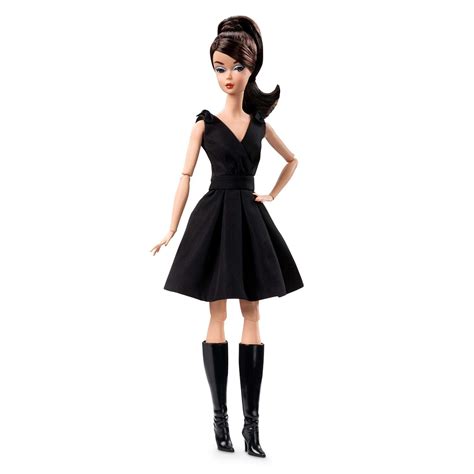 Barbie Collector Fashion Model Doll with Classic Black Dress - Walmart.com - Walmart.com