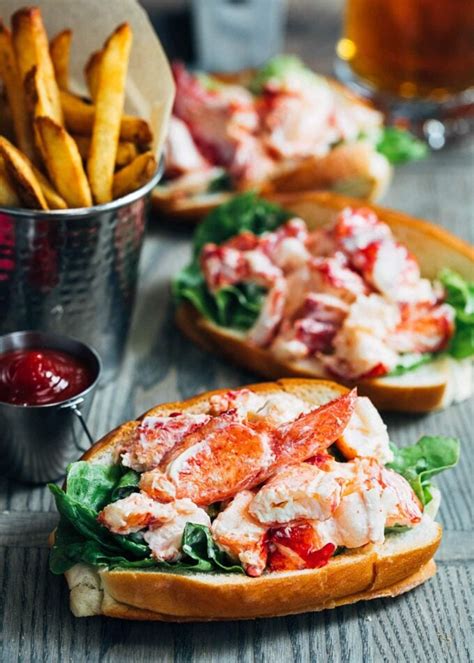 Maine Lobster Rolls (Lobster Salad Rolls) - Striped Spatula